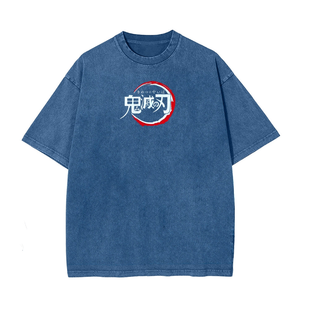 Vintage Oversized T-Shirt Demon Slayer
