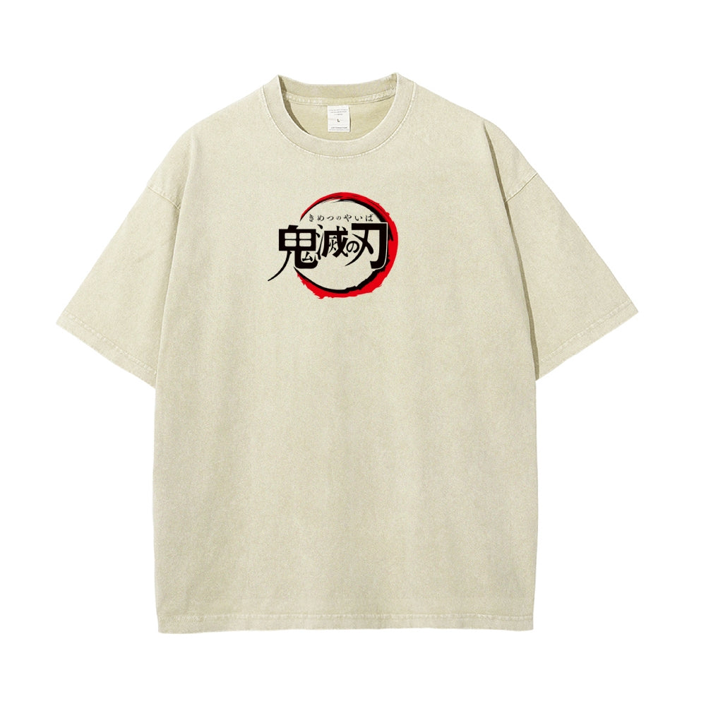 Vintage Oversized T-Shirt Demon Slayer