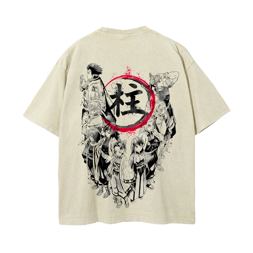 Vintage Oversized T-Shirt Demon Slayer