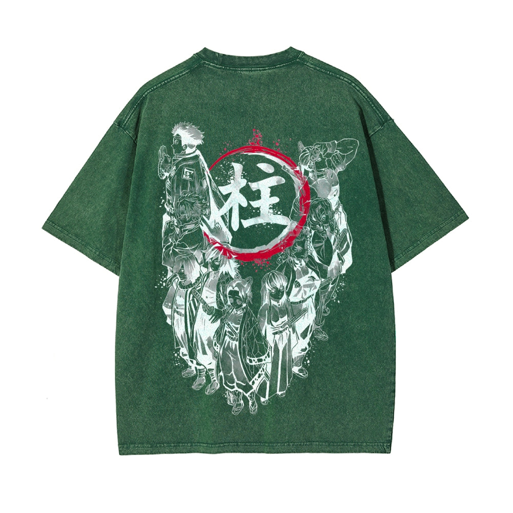 Vintage Oversized T-Shirt Demon Slayer