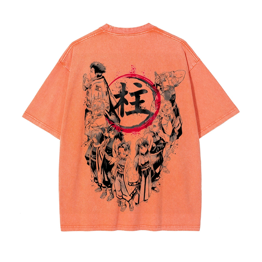 Vintage Oversized T-Shirt Demon Slayer