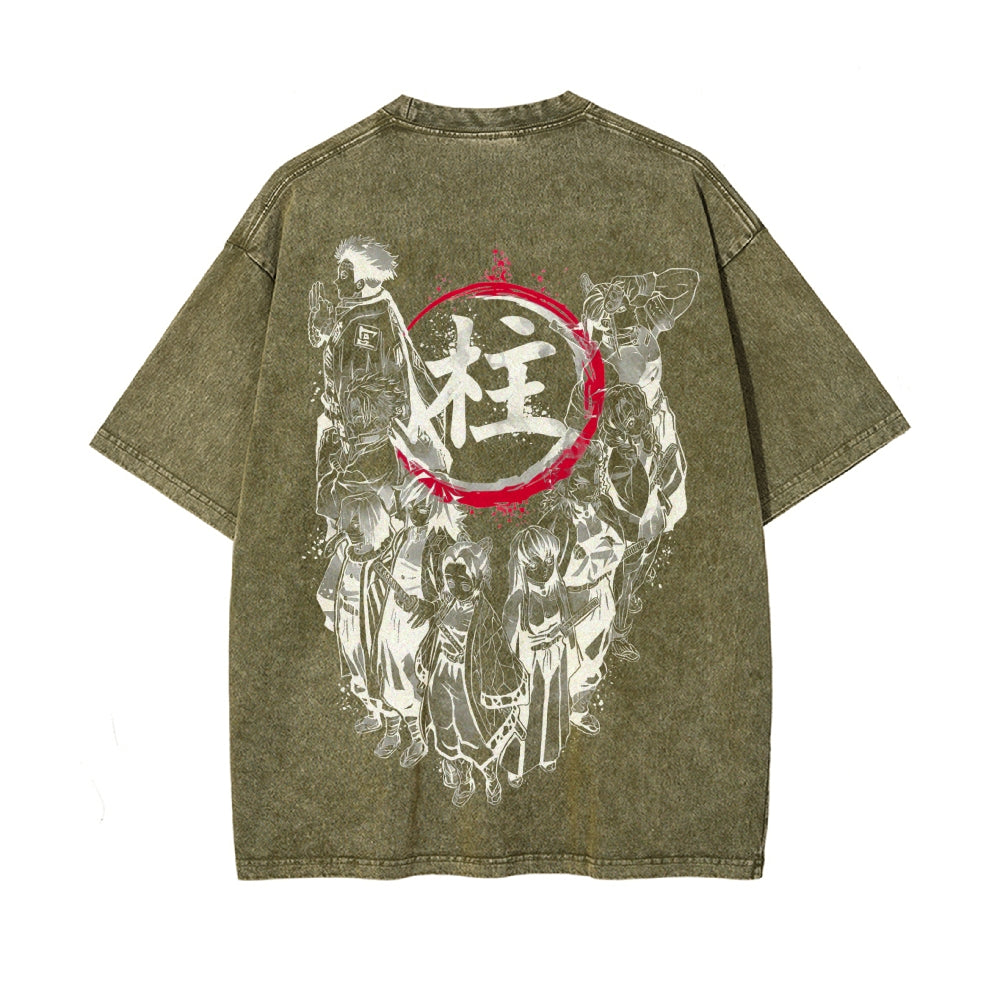 Vintage Oversized T-Shirt Demon Slayer