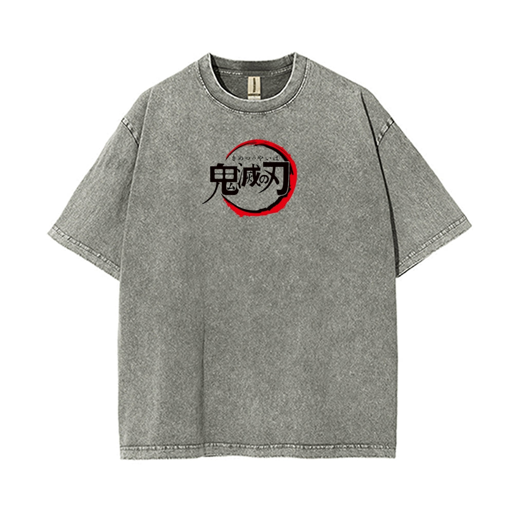 Vintage Oversized T-Shirt Demon Slayer