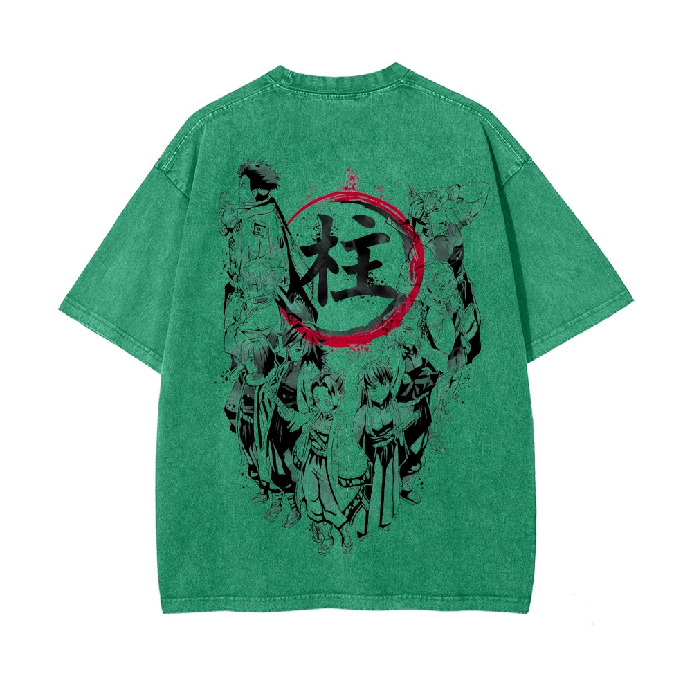Vintage Oversized T-Shirt Demon Slayer