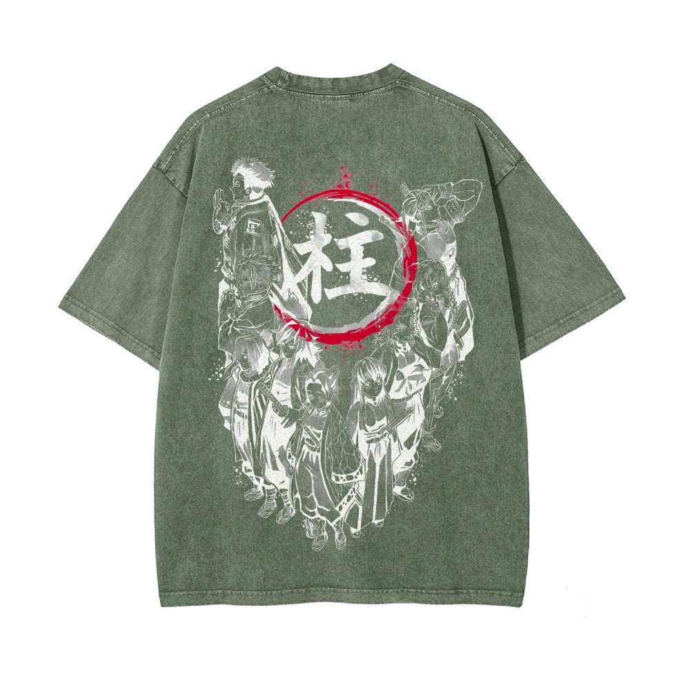 Vintage Oversized T-Shirt Demon Slayer