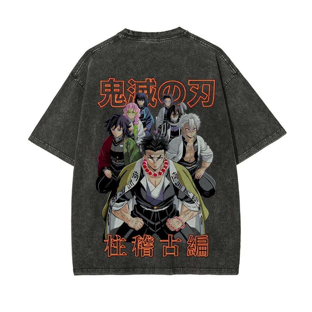 Vintage Oversized T-Shirt Demon Slayer