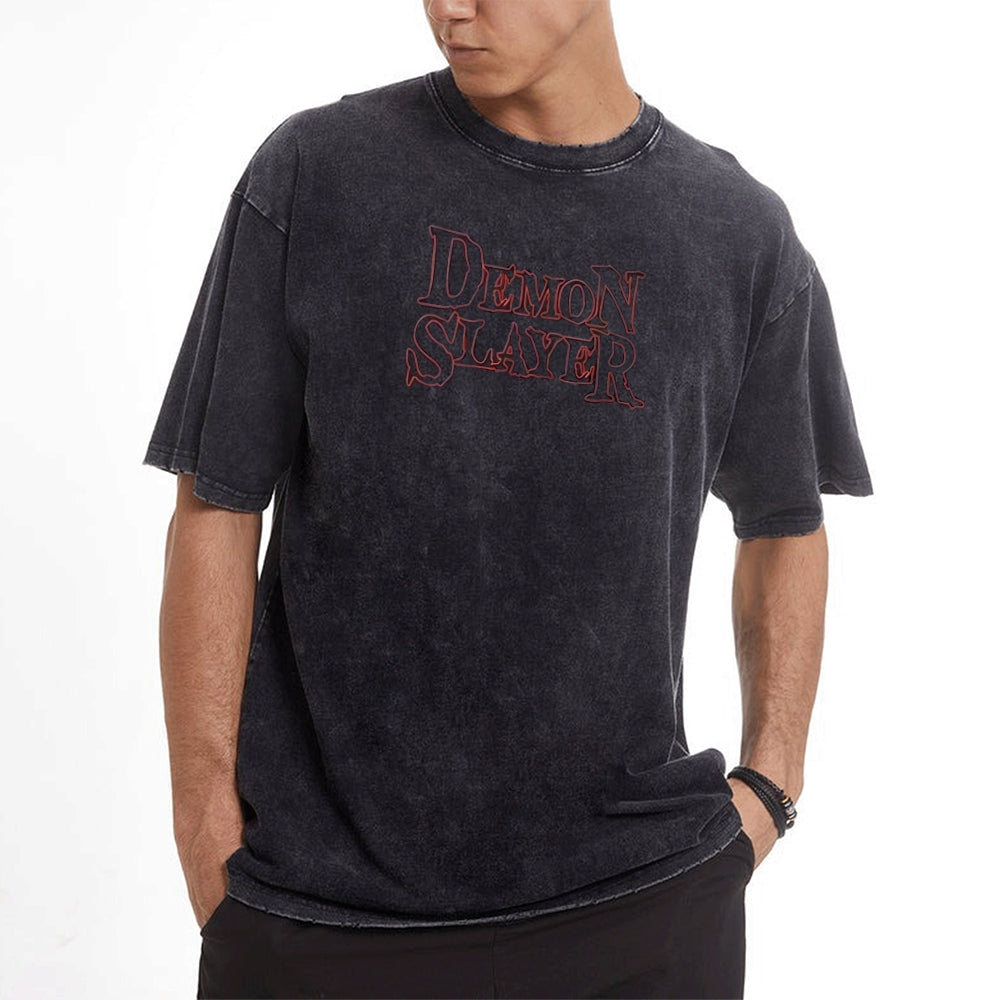 Vintage Oversized T-Shirt Demon Slayer