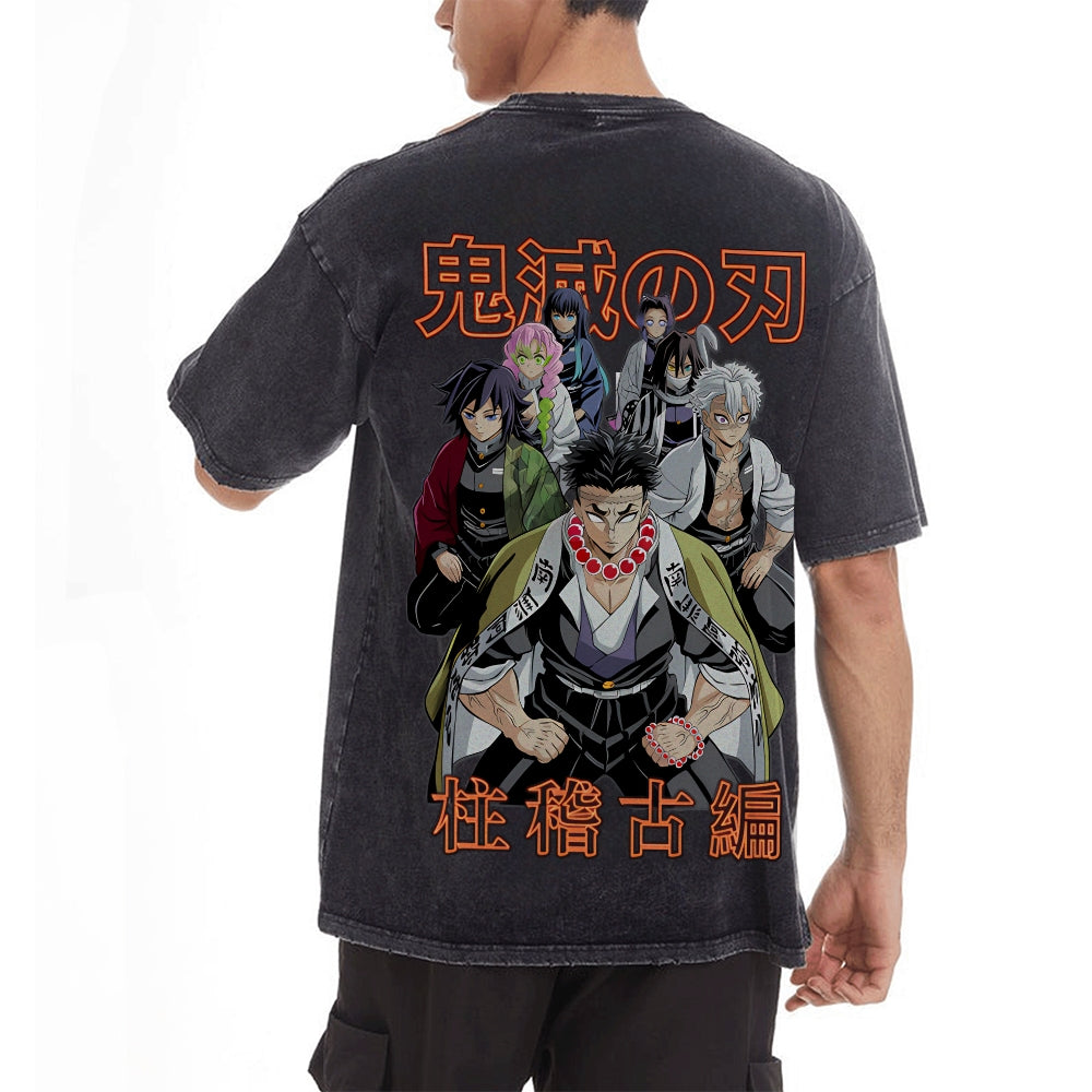 Vintage Oversized T-Shirt Demon Slayer