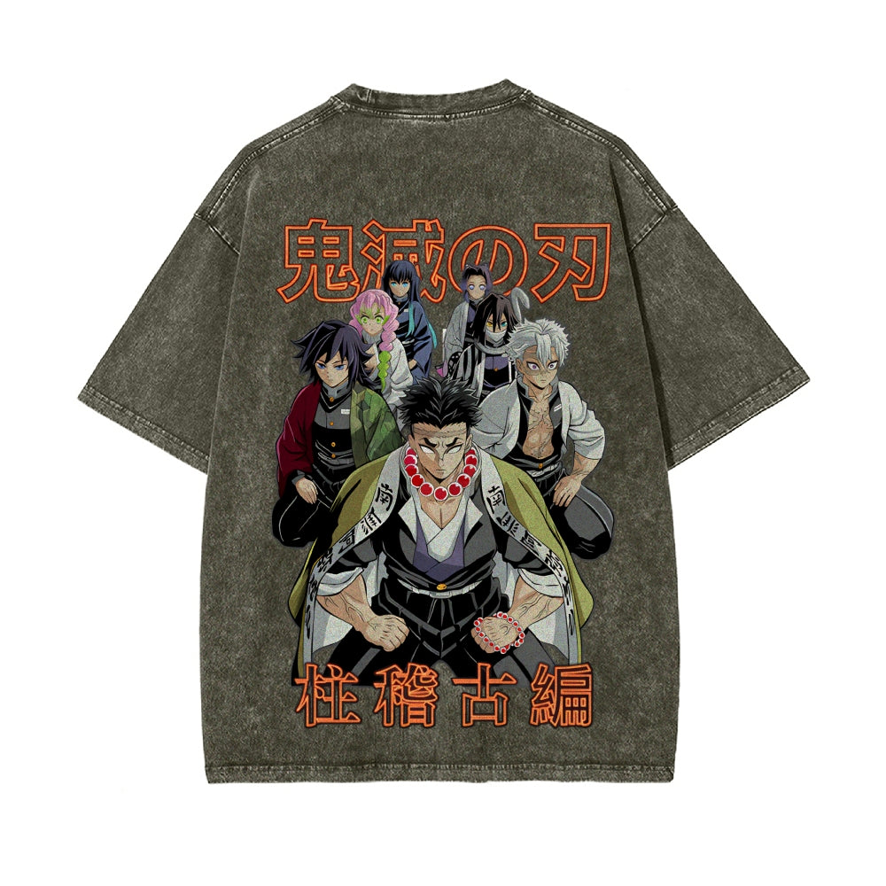 Vintage Oversized T-Shirt Demon Slayer