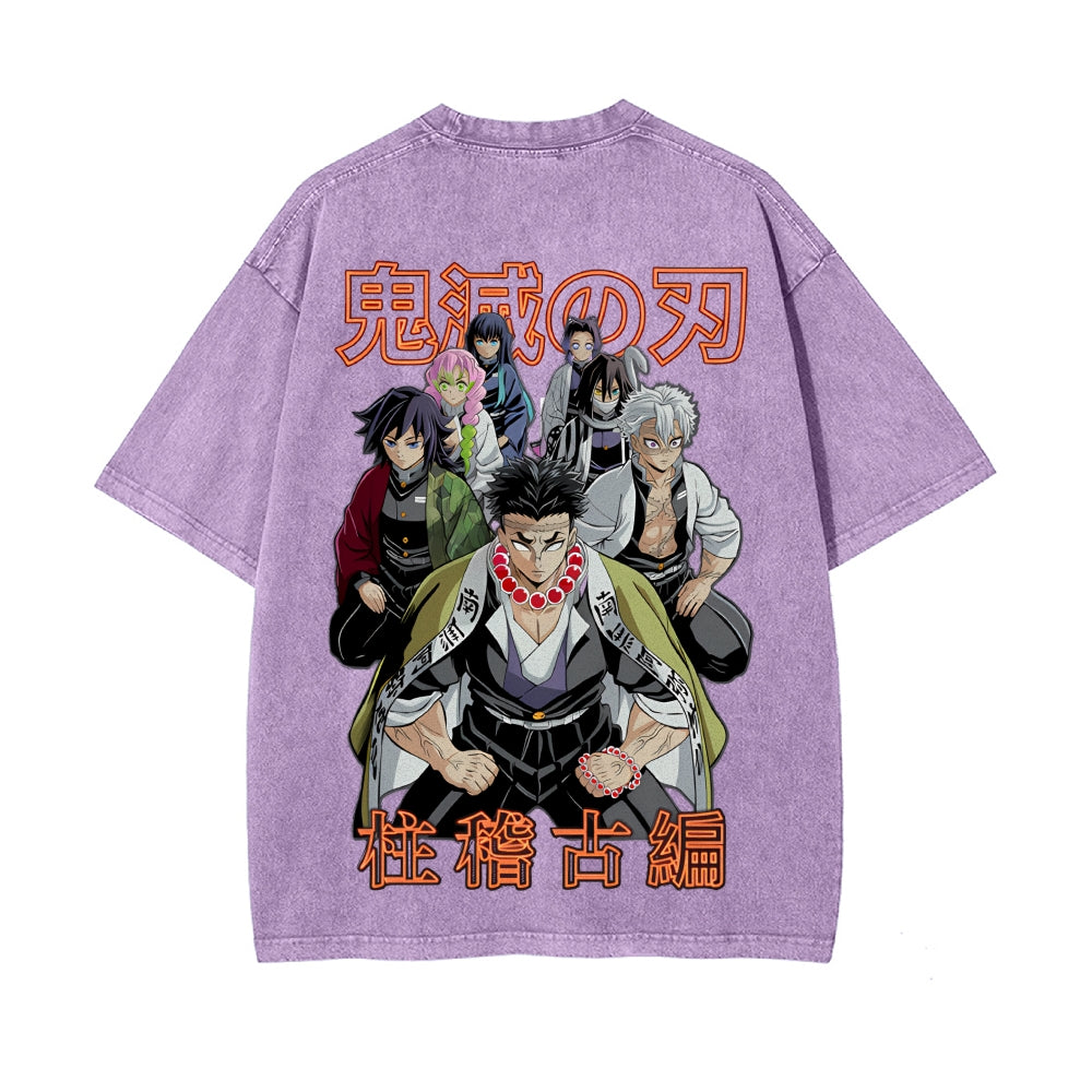 Vintage Oversized T-Shirt Demon Slayer
