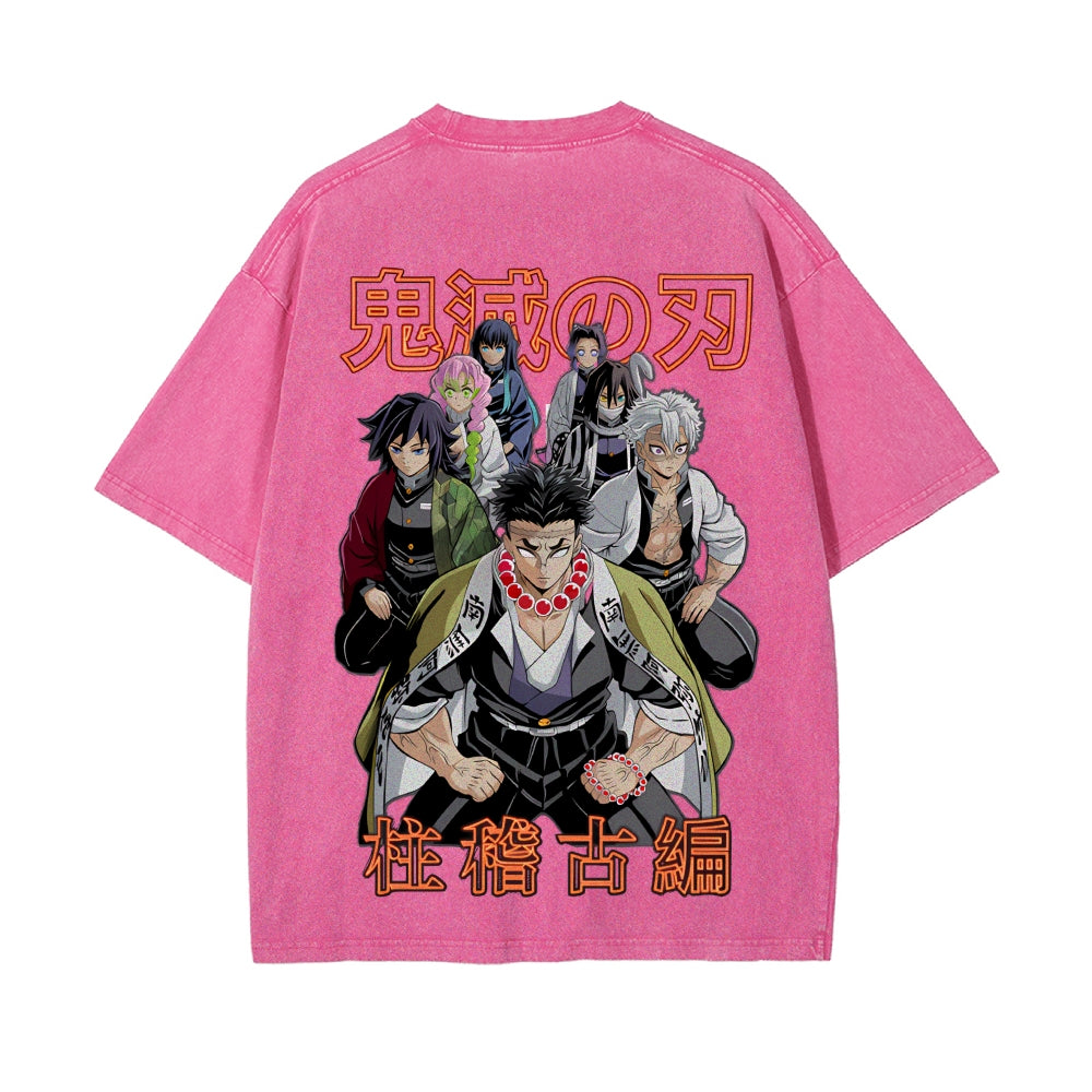 Vintage Oversized T-Shirt Demon Slayer