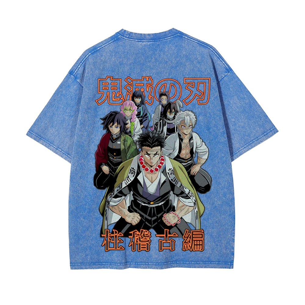 Vintage Oversized T-Shirt Demon Slayer