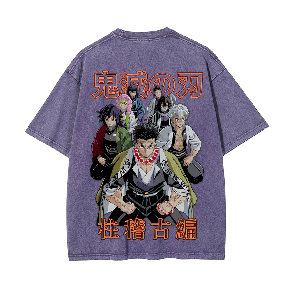 Vintage Oversized T-Shirt Demon Slayer