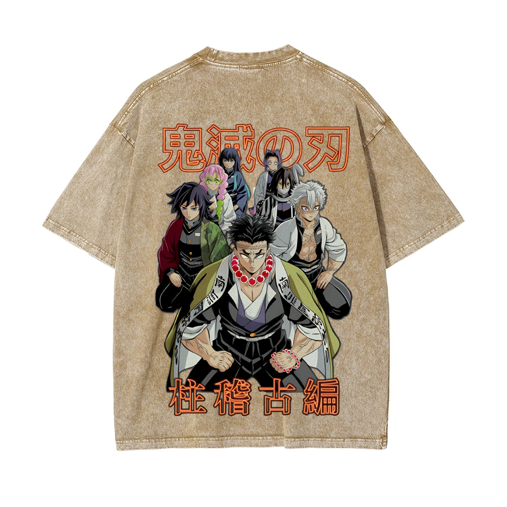 Vintage Oversized T-Shirt Demon Slayer