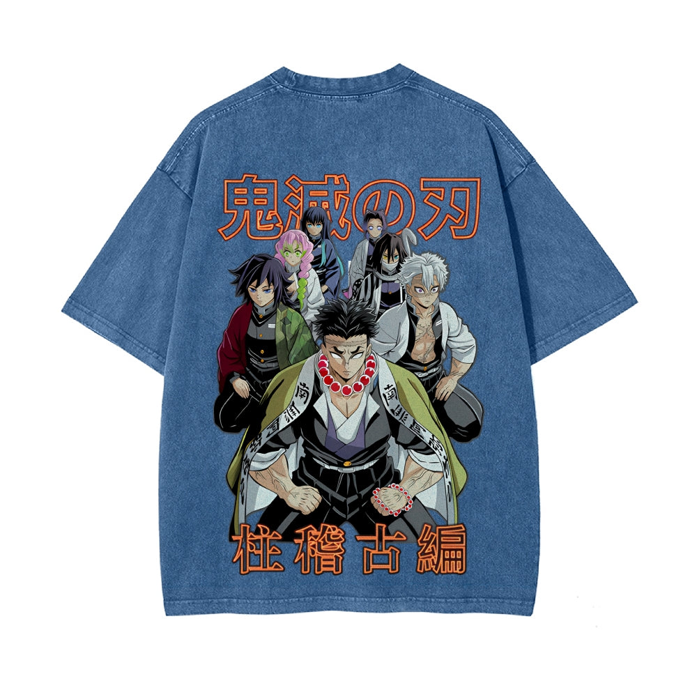 Vintage Oversized T-Shirt Demon Slayer