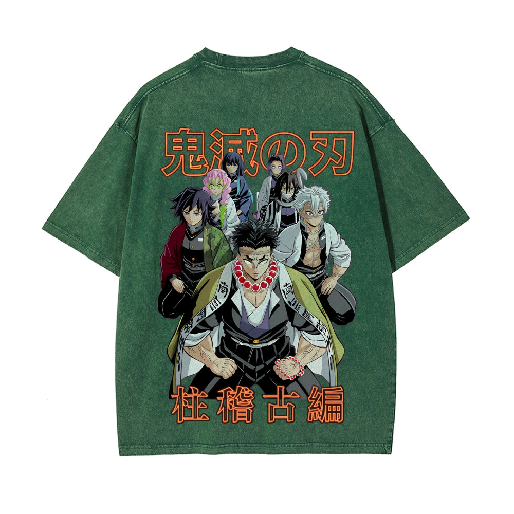 Vintage Oversized T-Shirt Demon Slayer