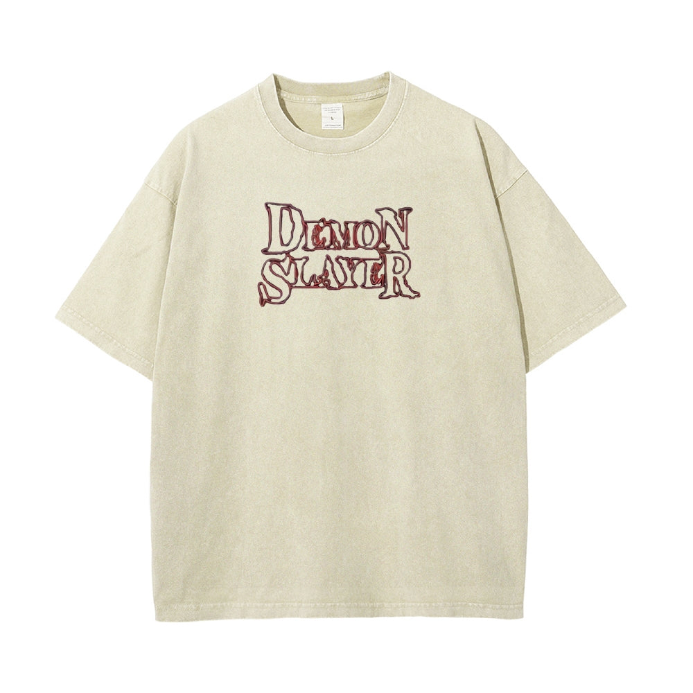 Vintage Oversized T-Shirt Demon Slayer