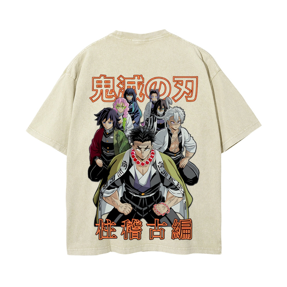 Vintage Oversized T-Shirt Demon Slayer