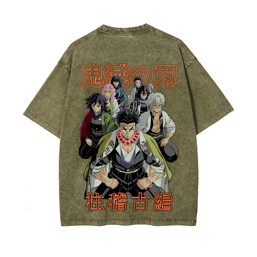 Vintage Oversized T-Shirt Demon Slayer