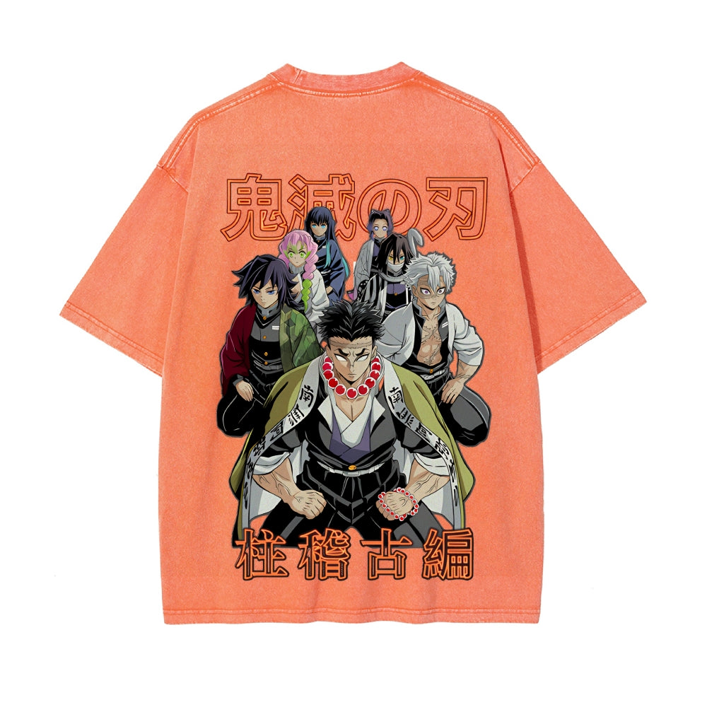 Vintage Oversized T-Shirt Demon Slayer