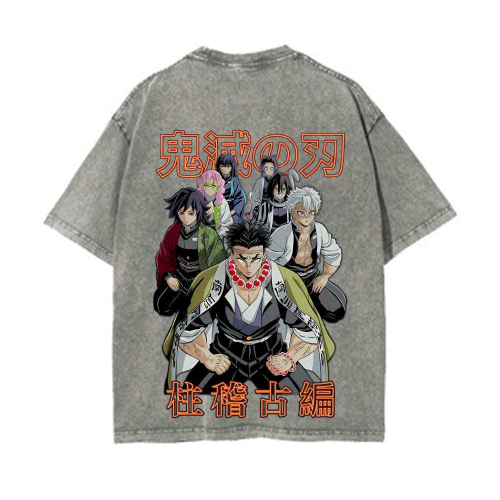 Vintage Oversized T-Shirt Demon Slayer