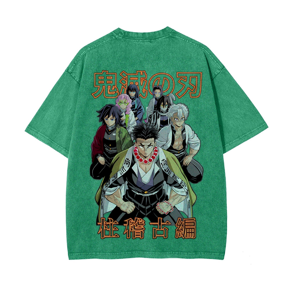 Vintage Oversized T-Shirt Demon Slayer