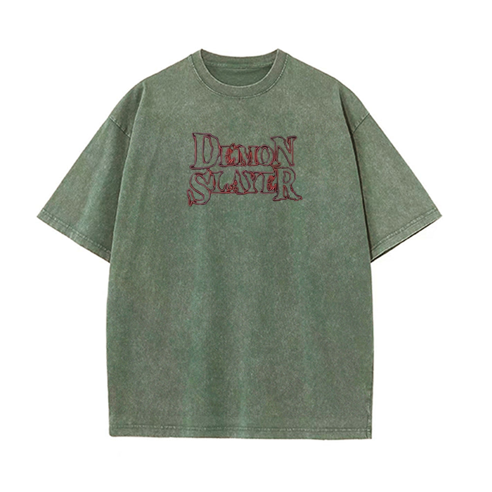 Vintage Oversized T-Shirt Demon Slayer