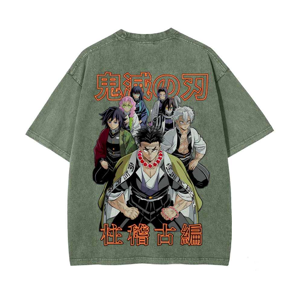 Vintage Oversized T-Shirt Demon Slayer