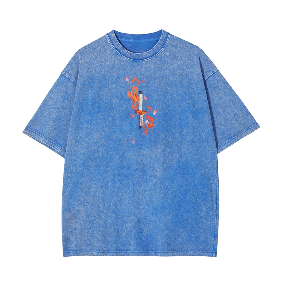 Vintage Oversized T-Shirt Demon Slayer