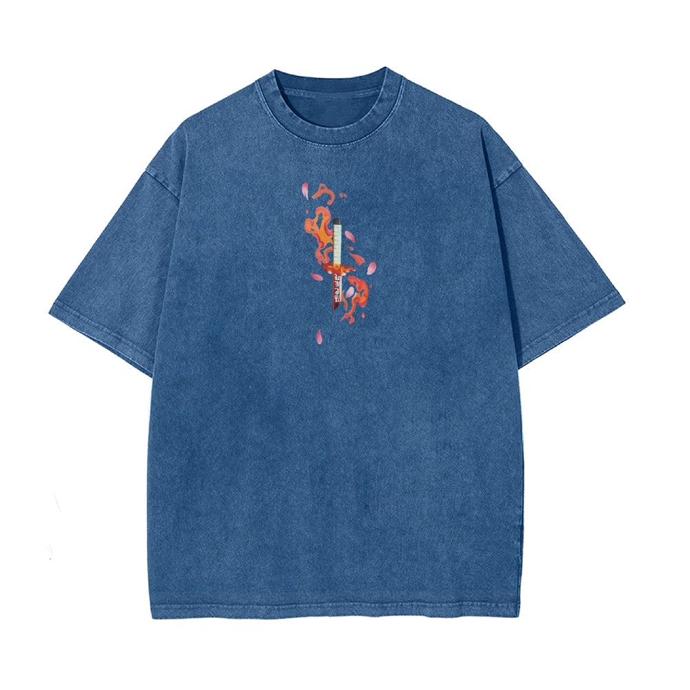 Vintage Oversized T-Shirt Demon Slayer