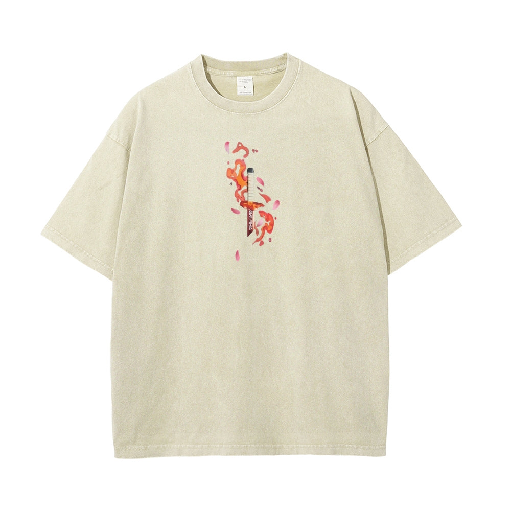 Vintage Oversized T-Shirt Demon Slayer