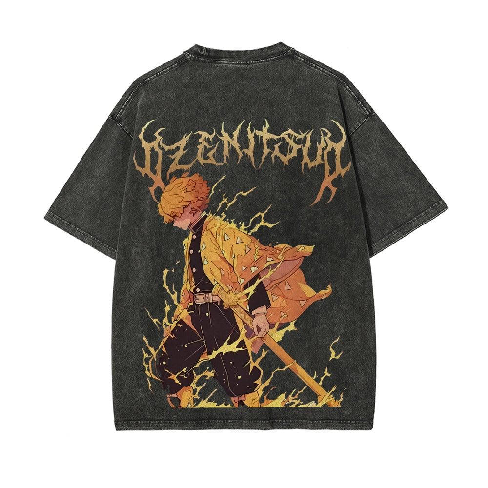 Vintage Oversized T-Shirt Demon Slayer