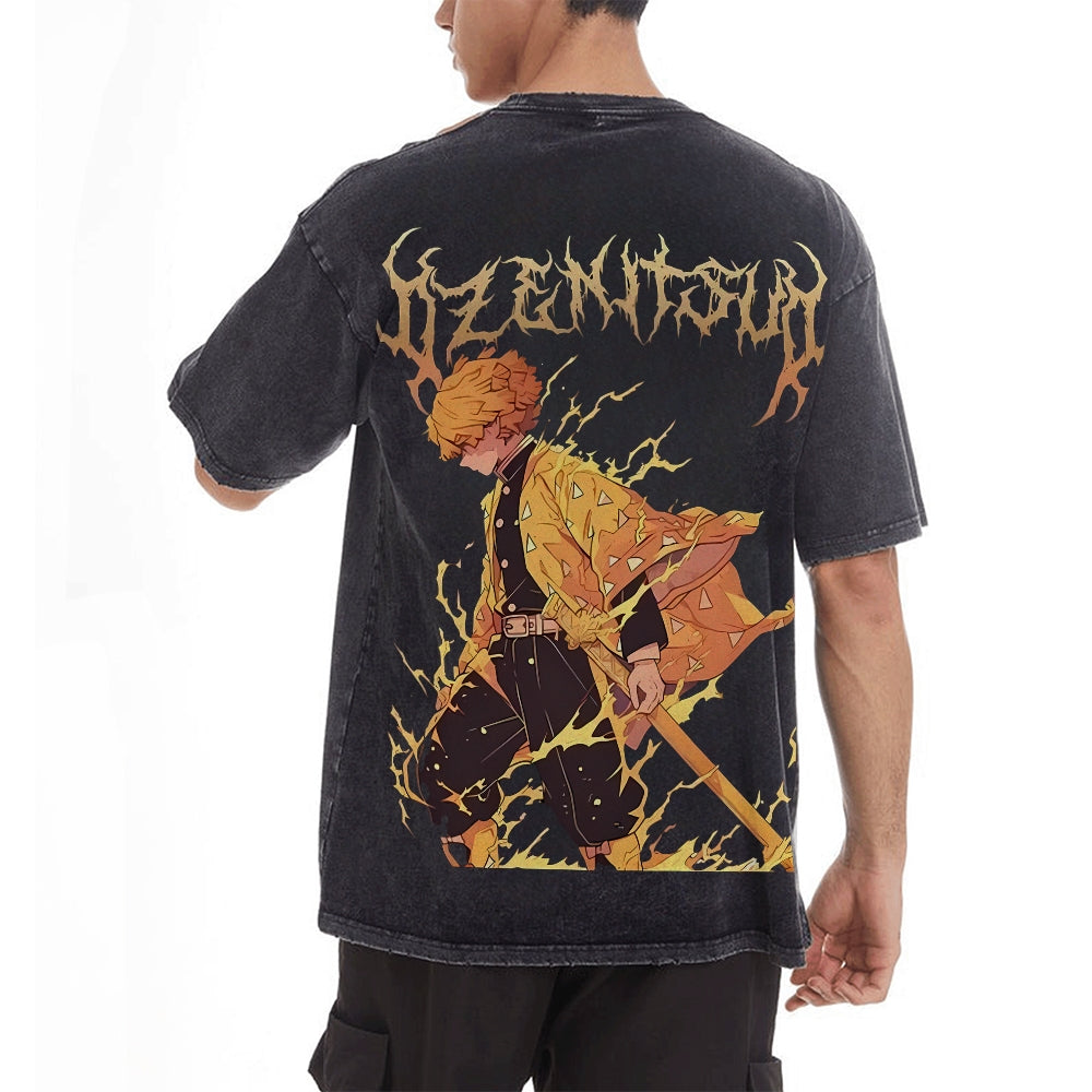 Vintage Oversized T-Shirt Demon Slayer