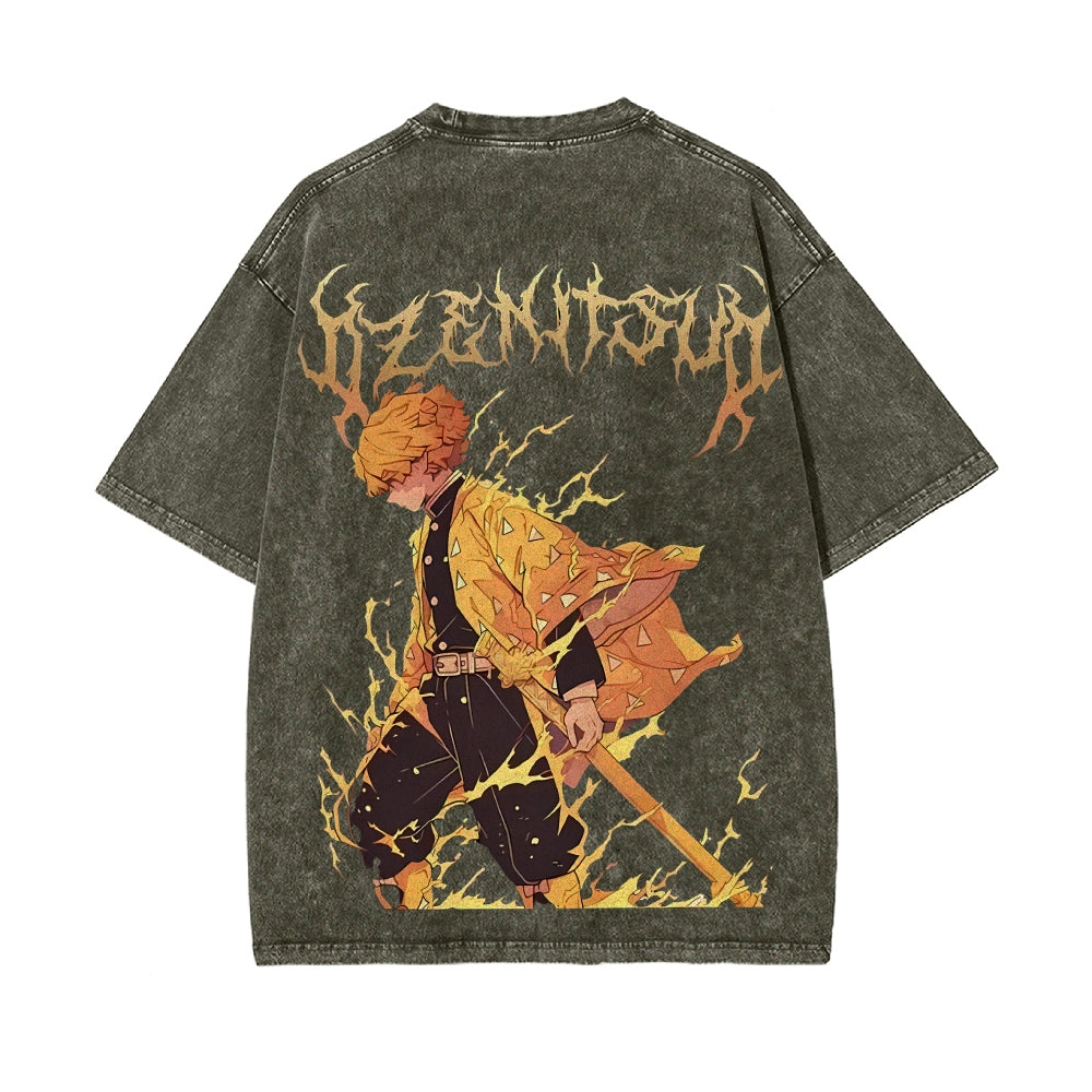 Vintage Oversized T-Shirt Demon Slayer