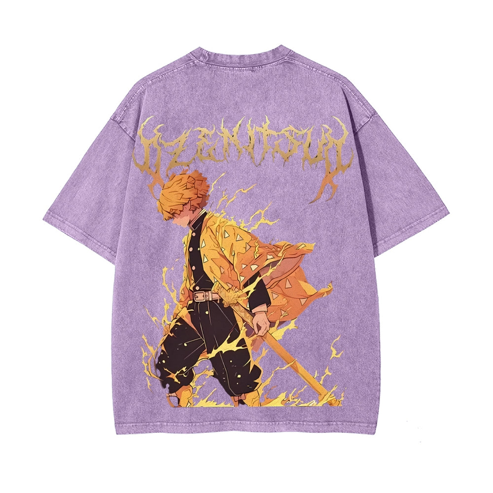 Vintage Oversized T-Shirt Demon Slayer