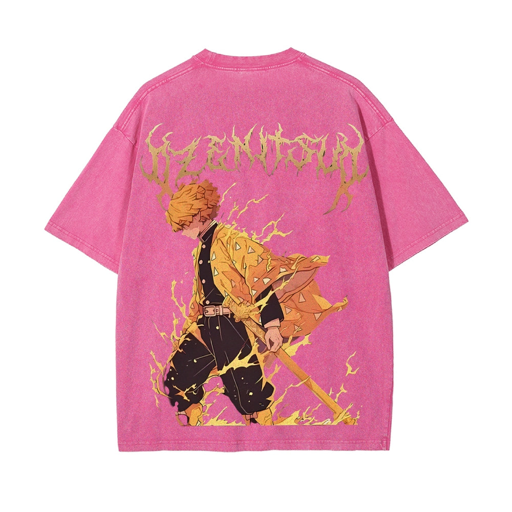 Vintage Oversized T-Shirt Demon Slayer