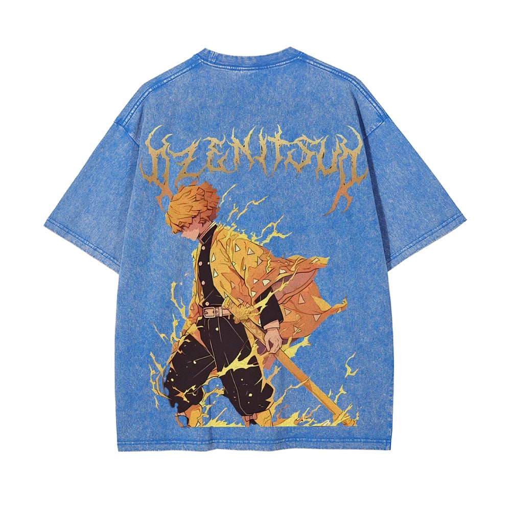 Vintage Oversized T-Shirt Demon Slayer