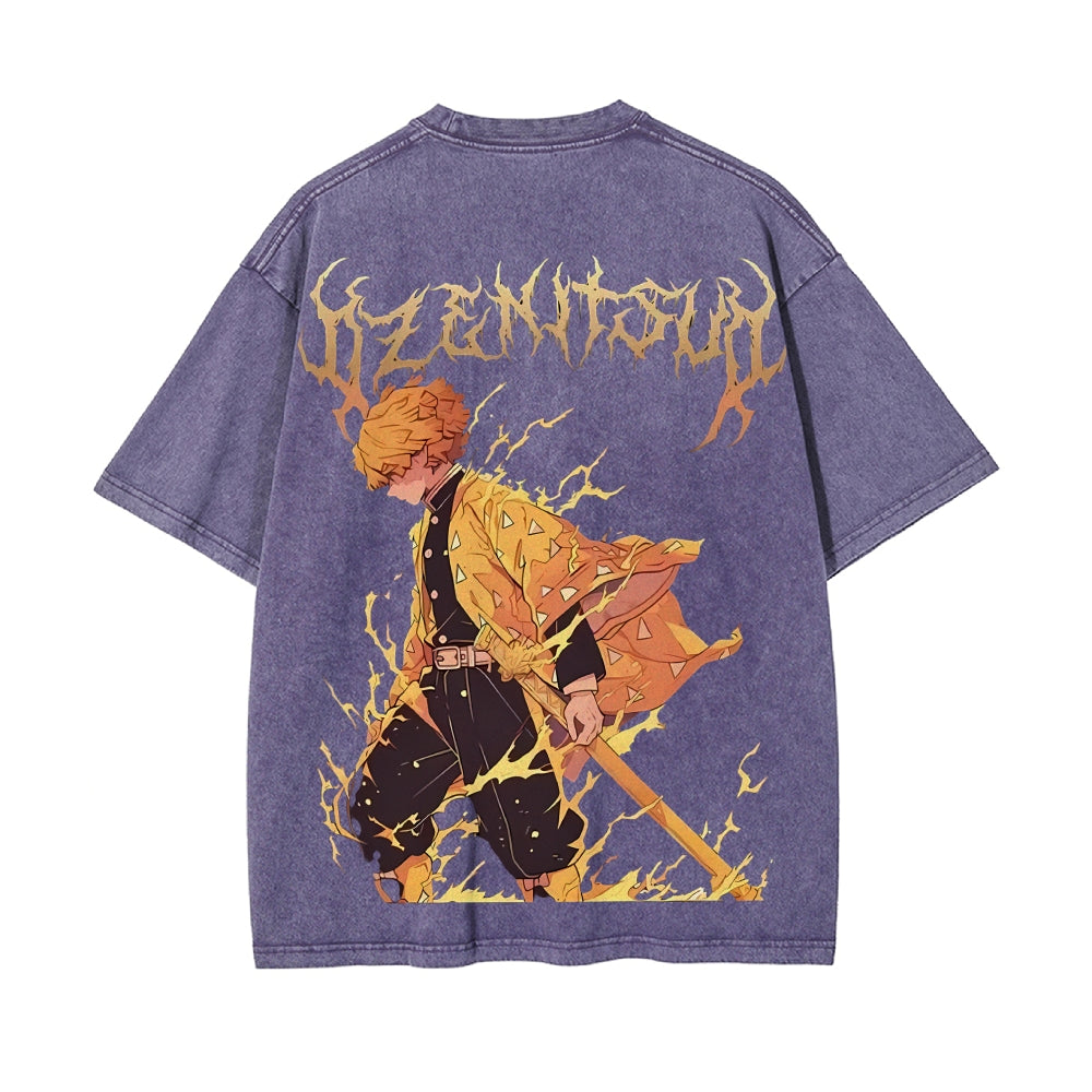 Vintage Oversized T-Shirt Demon Slayer