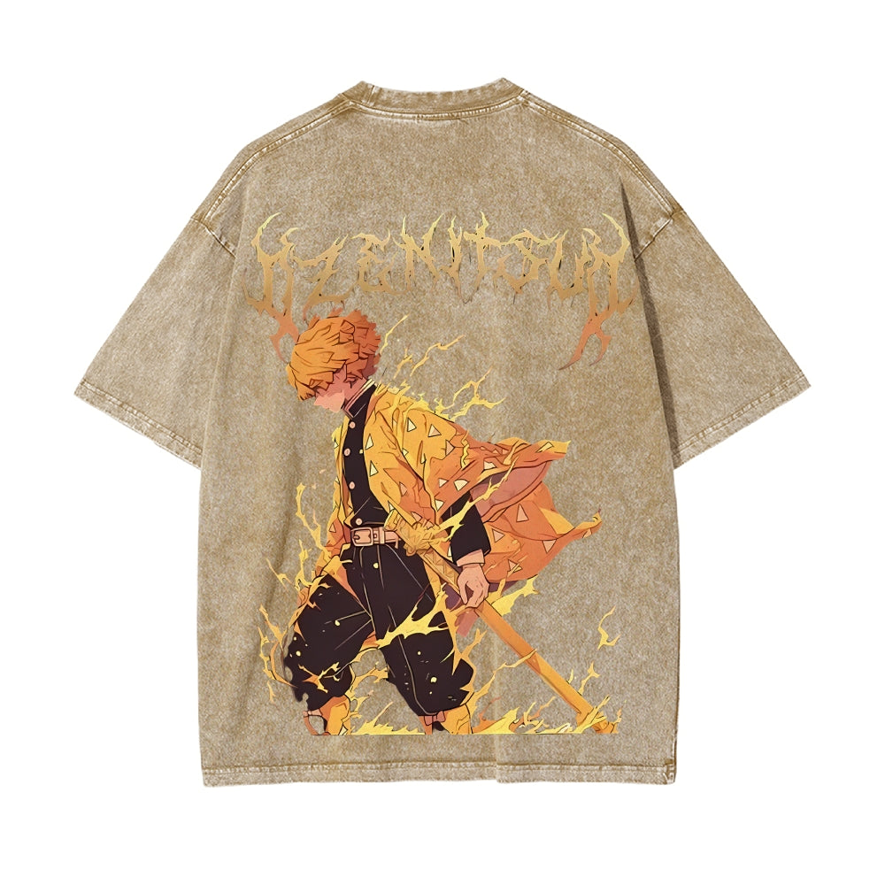 Vintage Oversized T-Shirt Demon Slayer