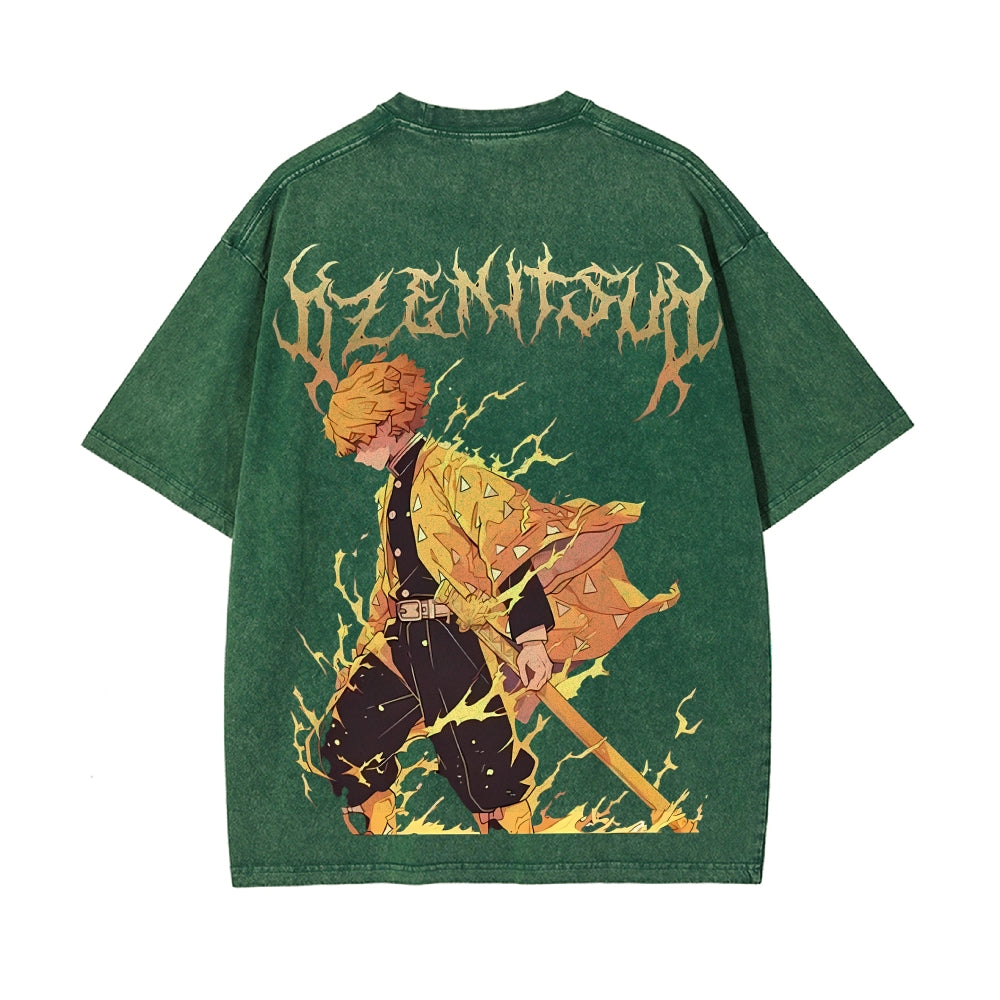 Vintage Oversized T-Shirt Demon Slayer