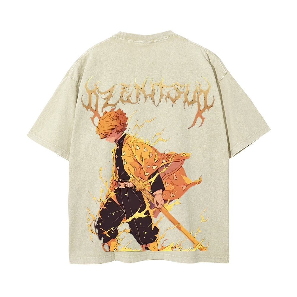 Vintage Oversized T-Shirt Demon Slayer