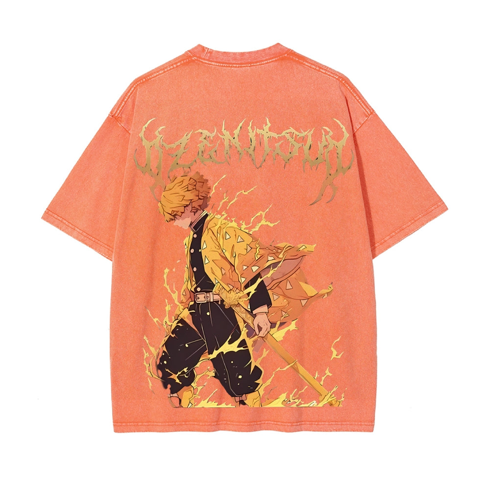 Vintage Oversized T-Shirt Demon Slayer