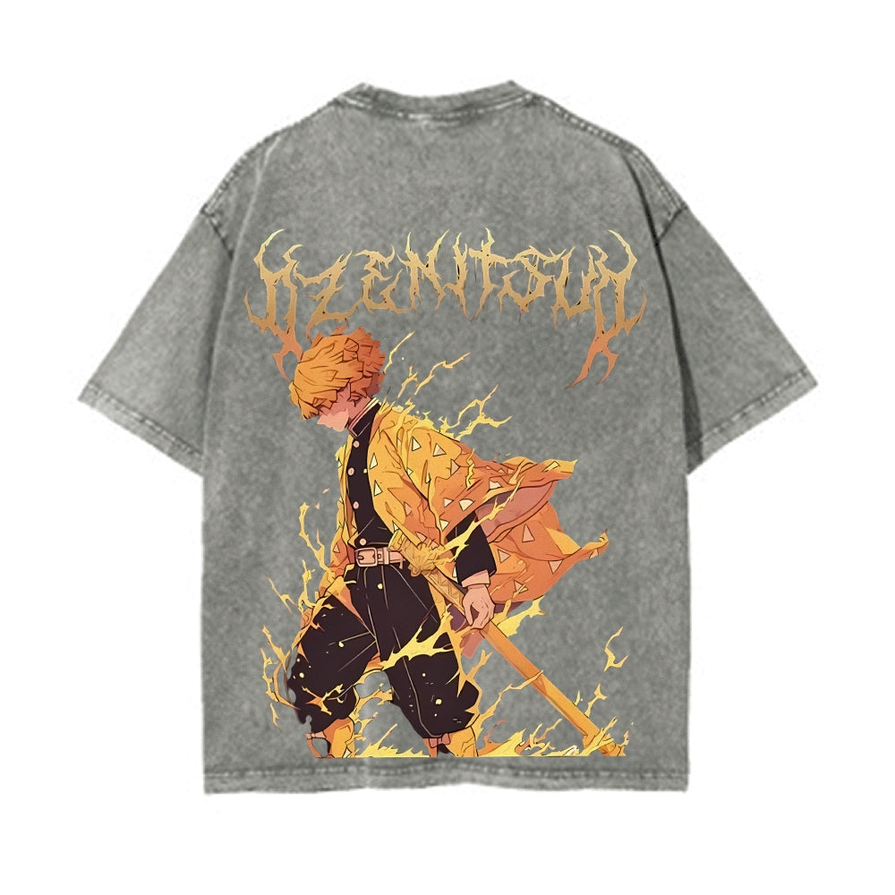 Vintage Oversized T-Shirt Demon Slayer