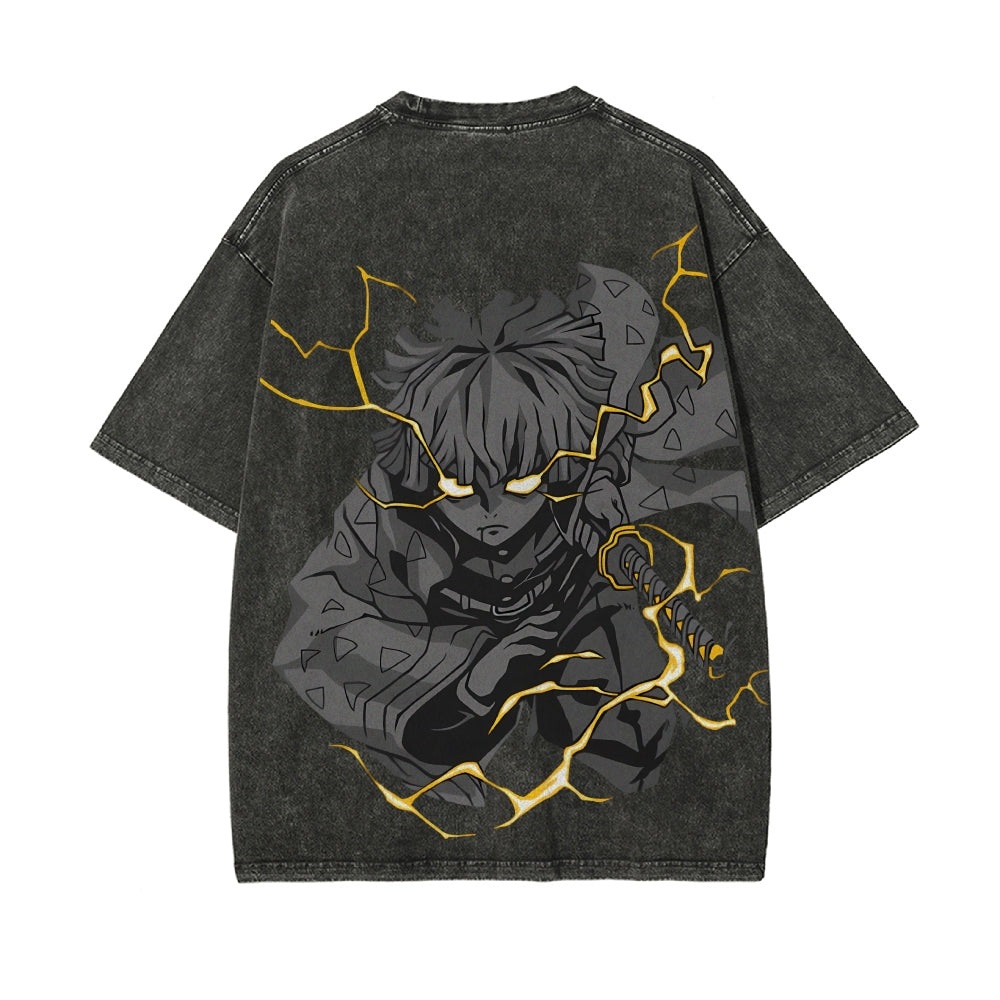 Vintage Oversized T-Shirt Demon Slayer