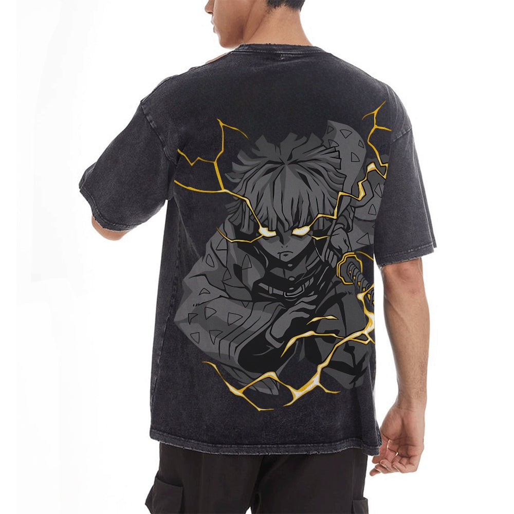Vintage Oversized T-Shirt Demon Slayer