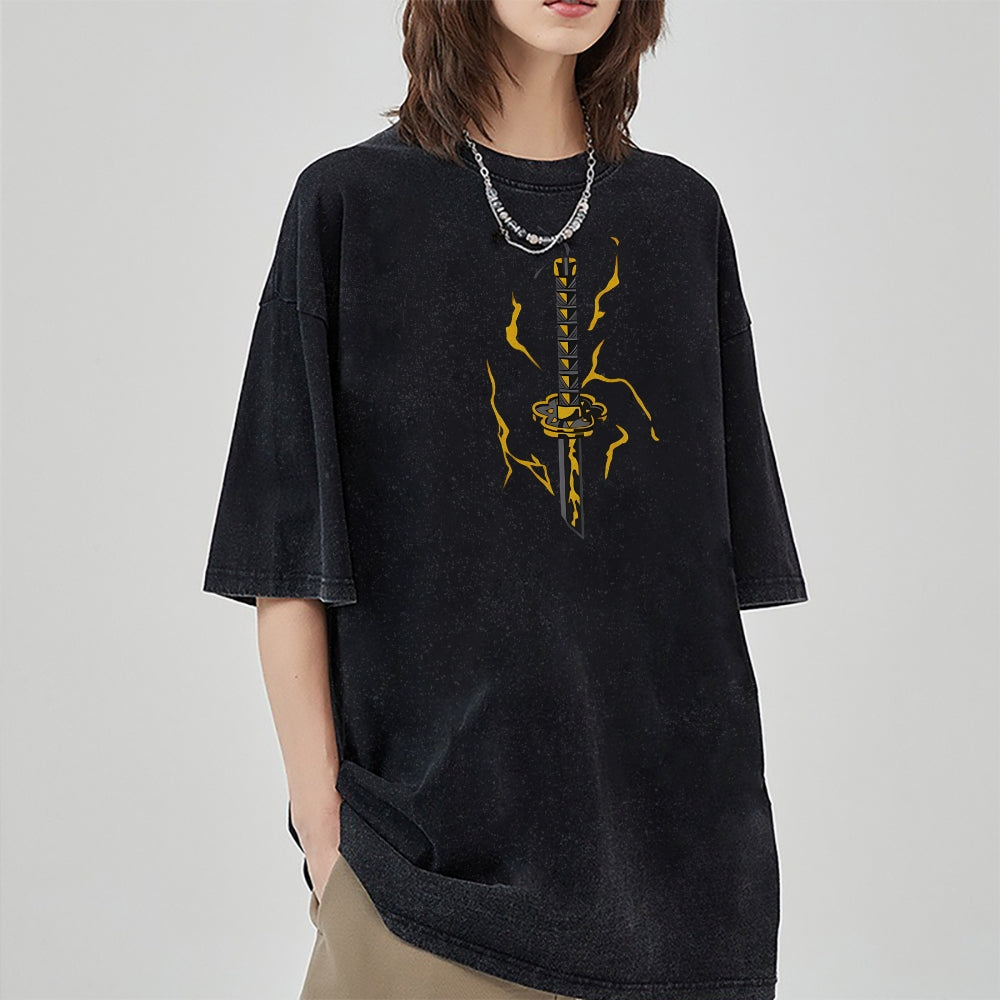 Vintage Oversized T-Shirt Demon Slayer