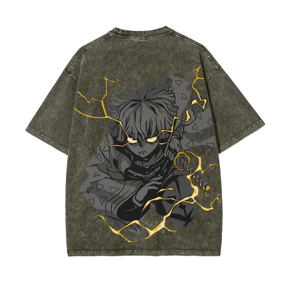 Vintage Oversized T-Shirt Demon Slayer