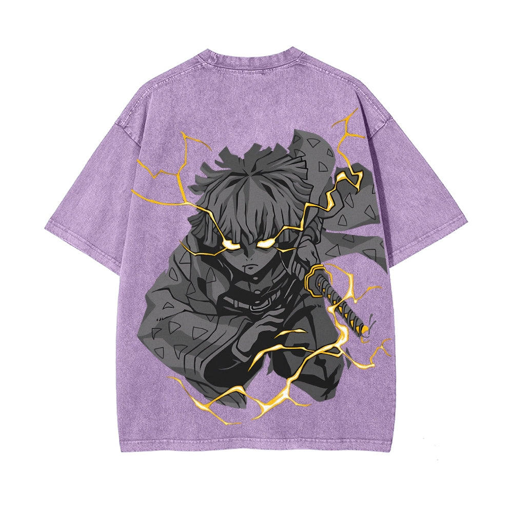Vintage Oversized T-Shirt Demon Slayer