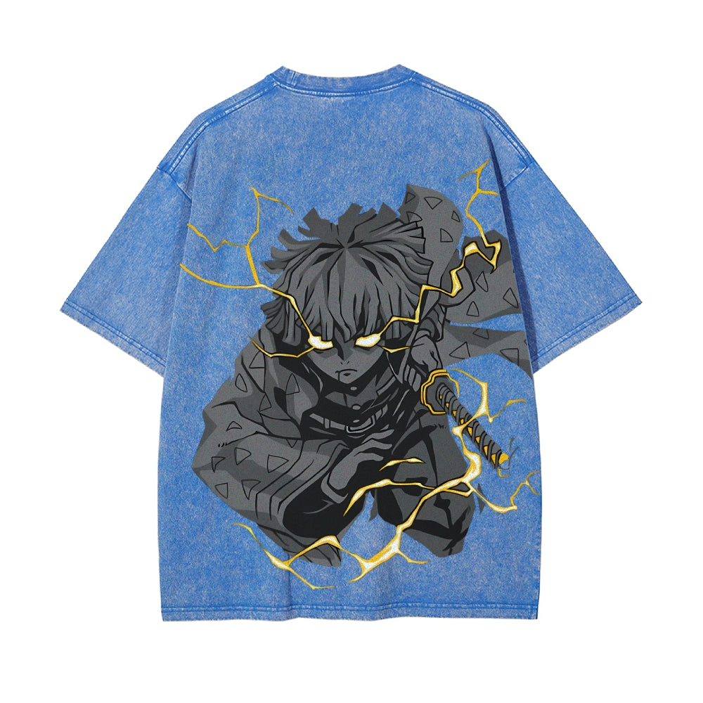 Vintage Oversized T-Shirt Demon Slayer