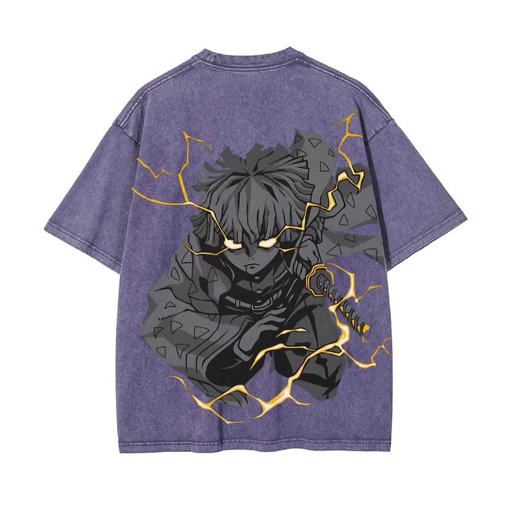 Vintage Oversized T-Shirt Demon Slayer